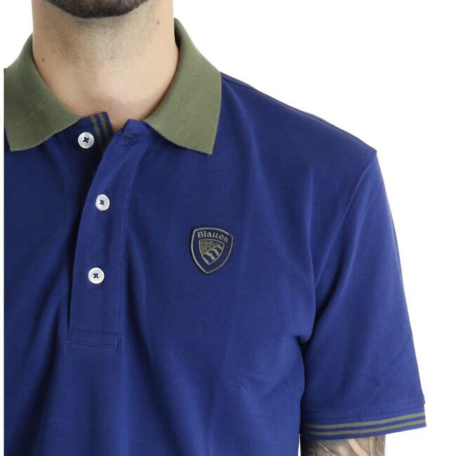 POLO CONTRASTI BLAUER - Mad Fashion | img vers.650x/